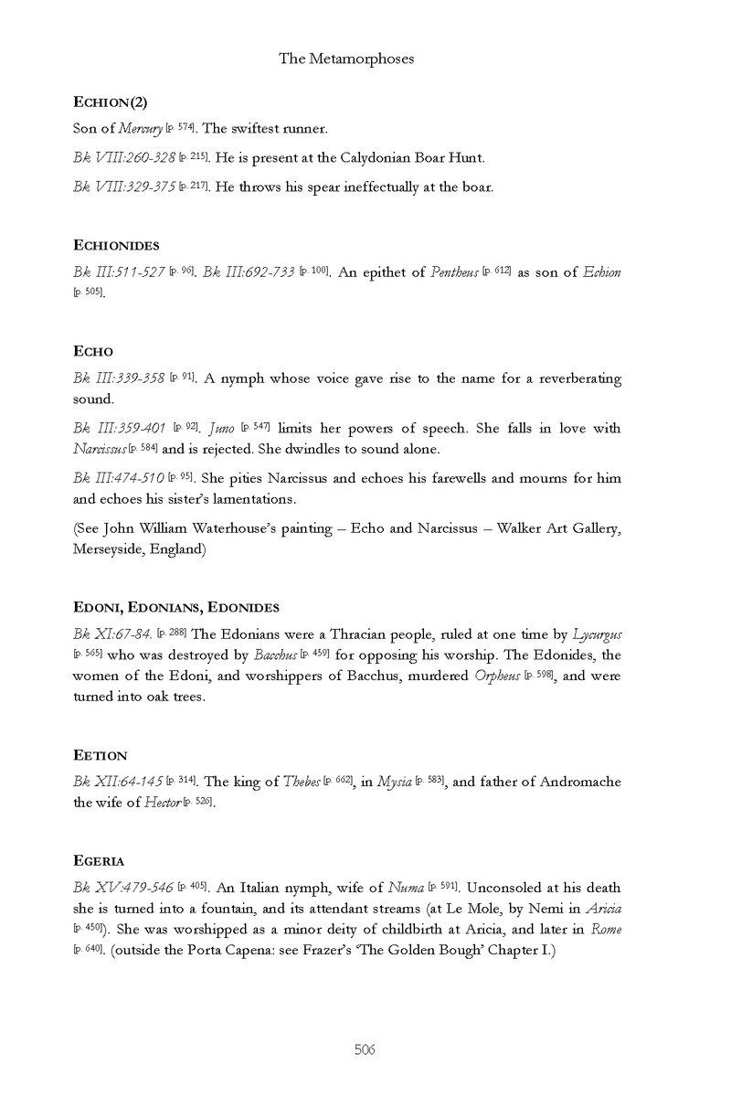 Ovid: The Metamorphoses - Page 506